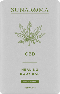 sunaroma cbd healing body bar (8oz)
