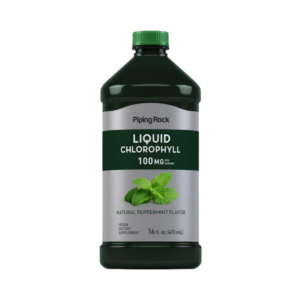 Liquid Chlorophyll (Natural Peppermint), 100 mg (per serving), 16 fl oz (473 mL) Bottle